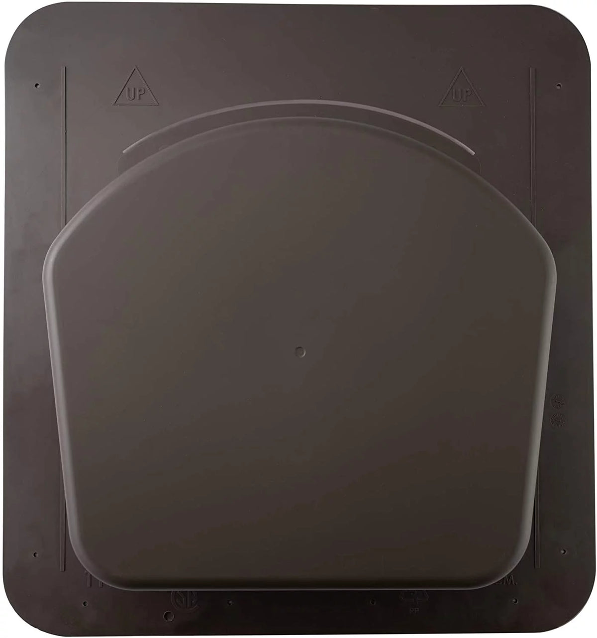 SNOWVENTCO Lower Roof Intake Vent, 50 sq. in. (Brown)