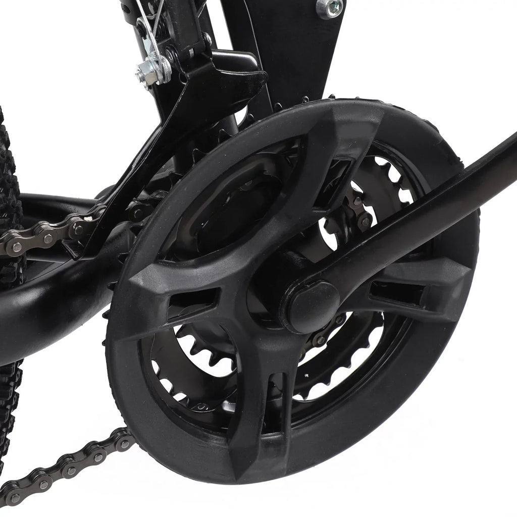 Unisex Adult Mountain Bike Full Suspension 26" 21 Speed MTB Folding Bicycle Unisex Full Suspension 26" Folding Mountain Bicycle 21 Speed Foldable Bike MTB