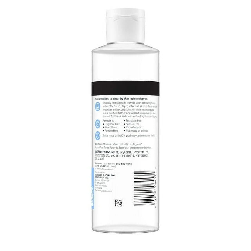 Neutrogena, Alcohol-Free Toner, 8 fl oz Pack of 2