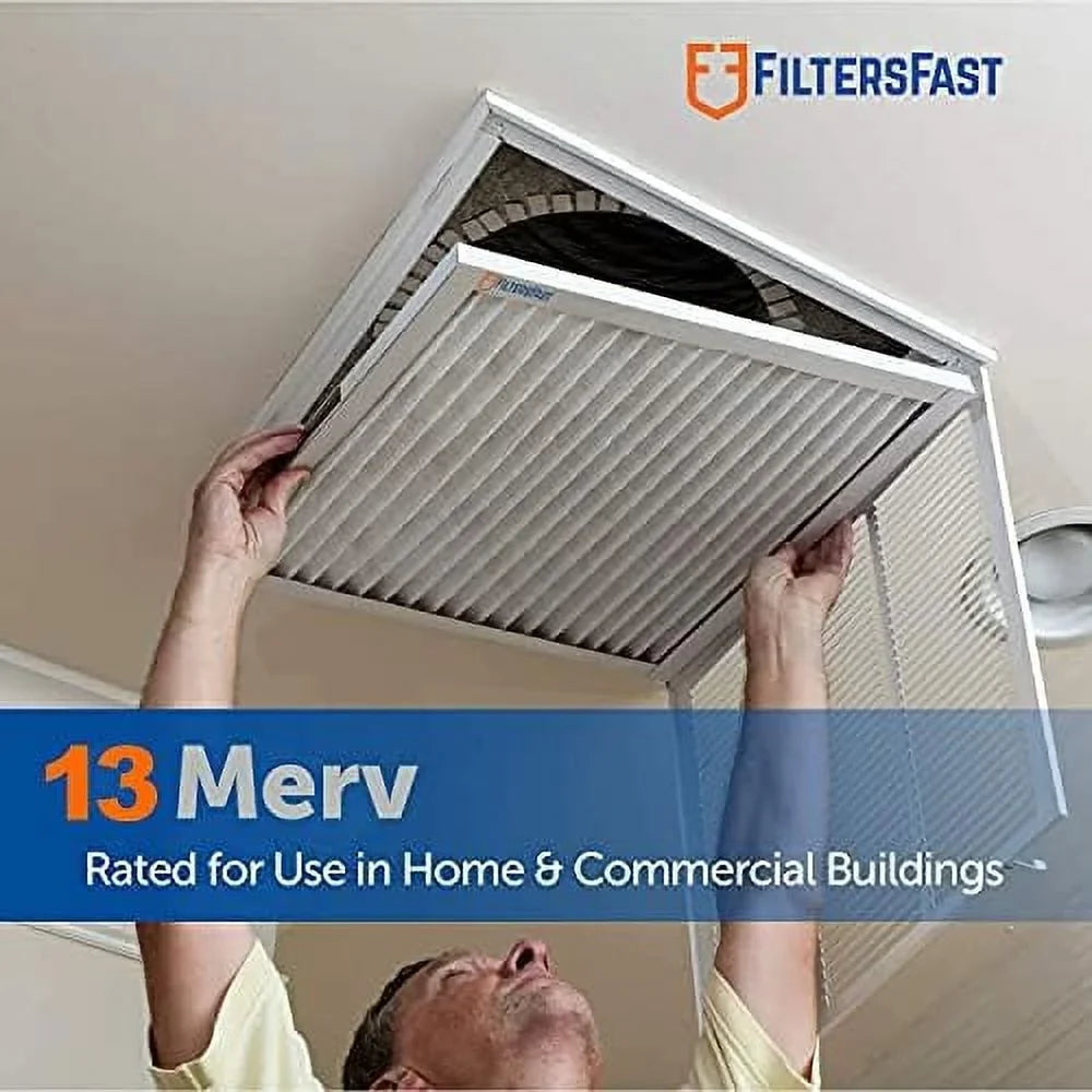 Compatible With Replacement For FC100A1037 20" X 25" X 5" (Actual Size: 19 7/8" X 24 7/8" X 4 3/8") MERV 13 2-Pack