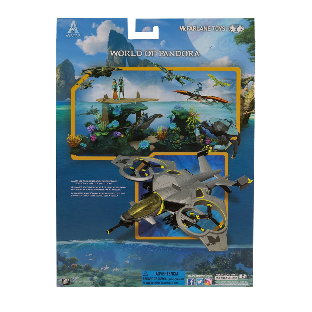 Disney Avatar Large Deluxe Creature - A2 Sea Wasp Heli/RDA Pilot