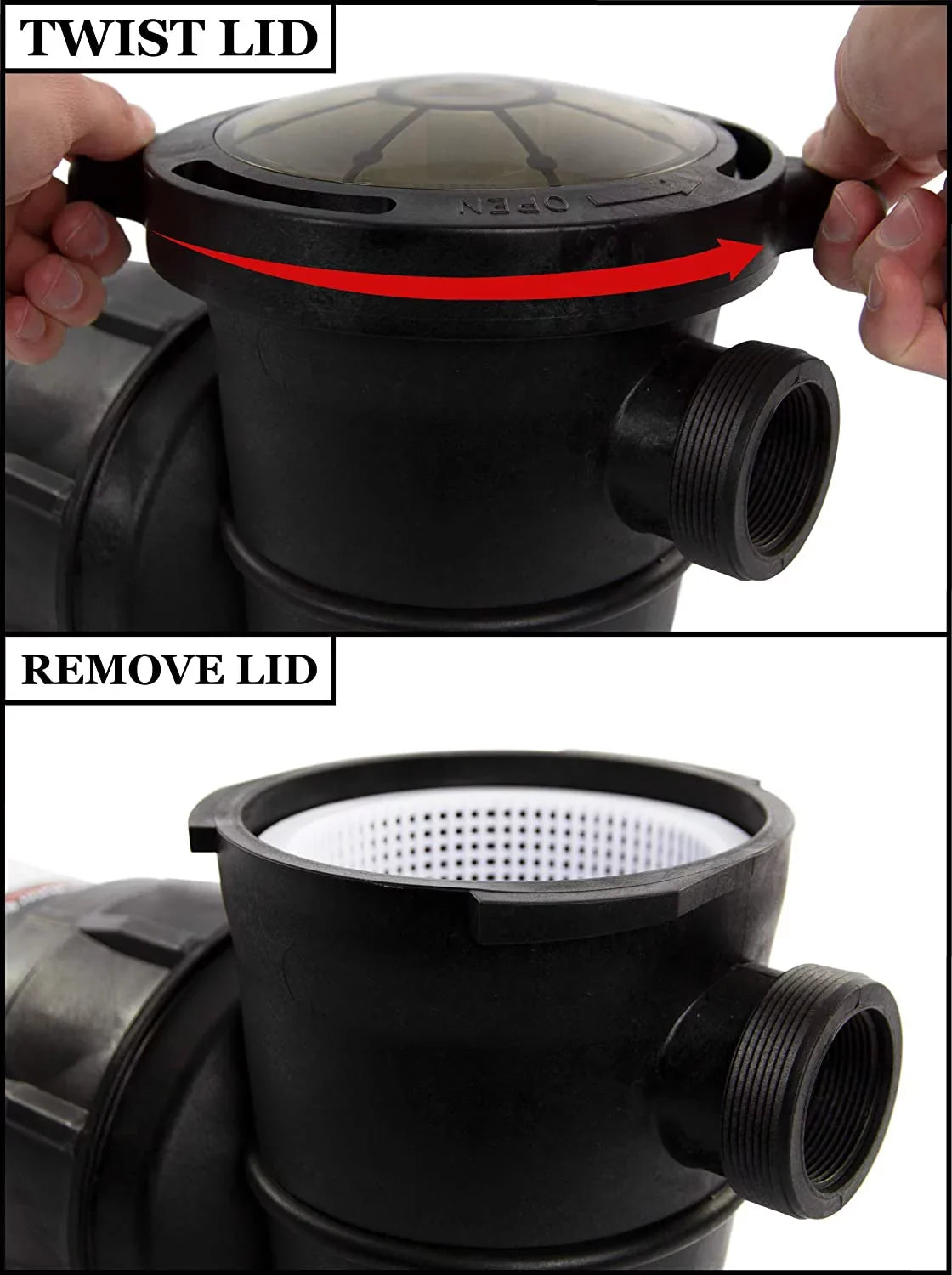 Rx Clear Radiant 19" Above-Ground Pool Sand Filter with 1 HP Extreme Force Pump