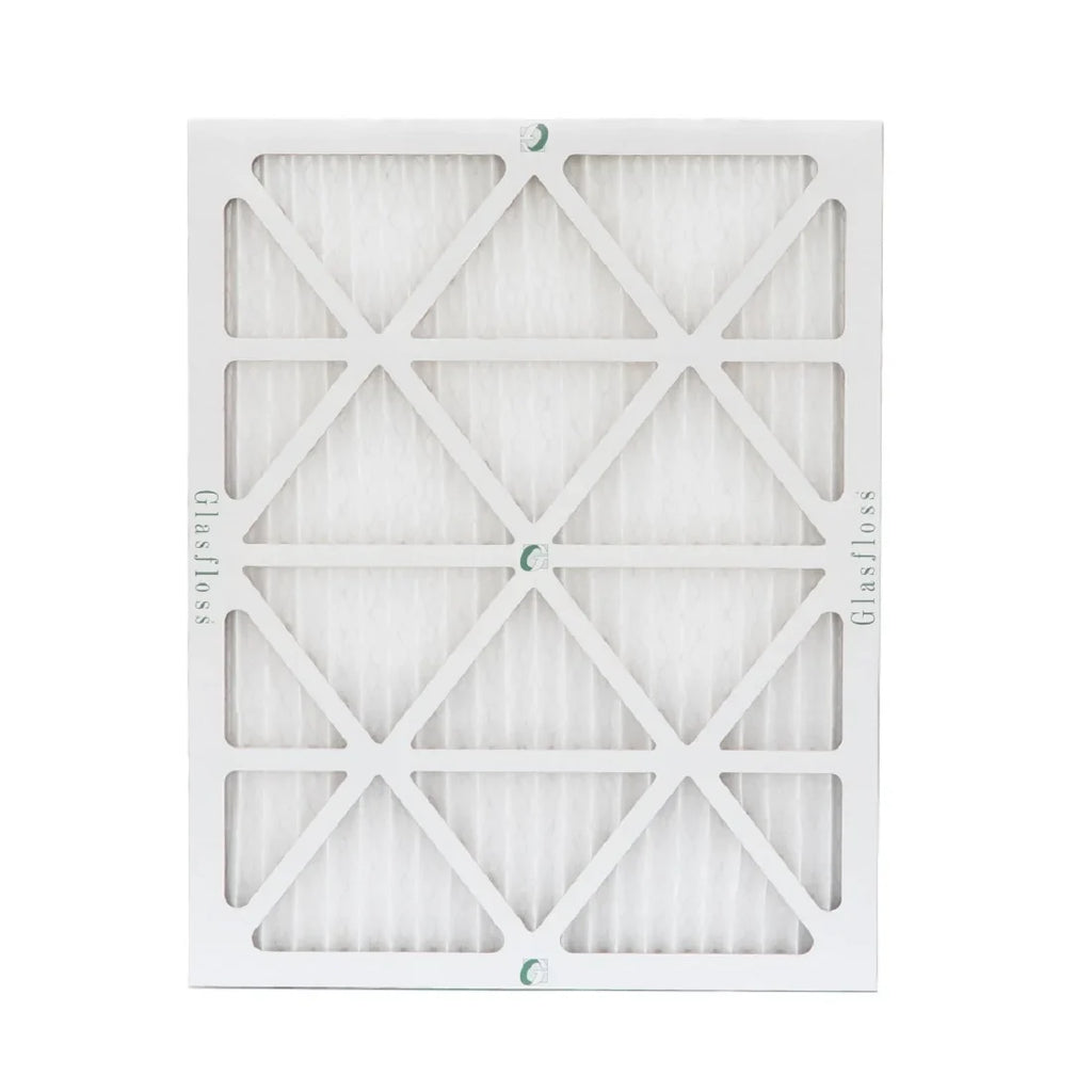 14x20x1 MERV 10 Pleated AC Furnace Air Filters by Glasfloss Industries. ( 8 Pack ) Exact Size: 13-1/2 x 19-1/2 x 7/8