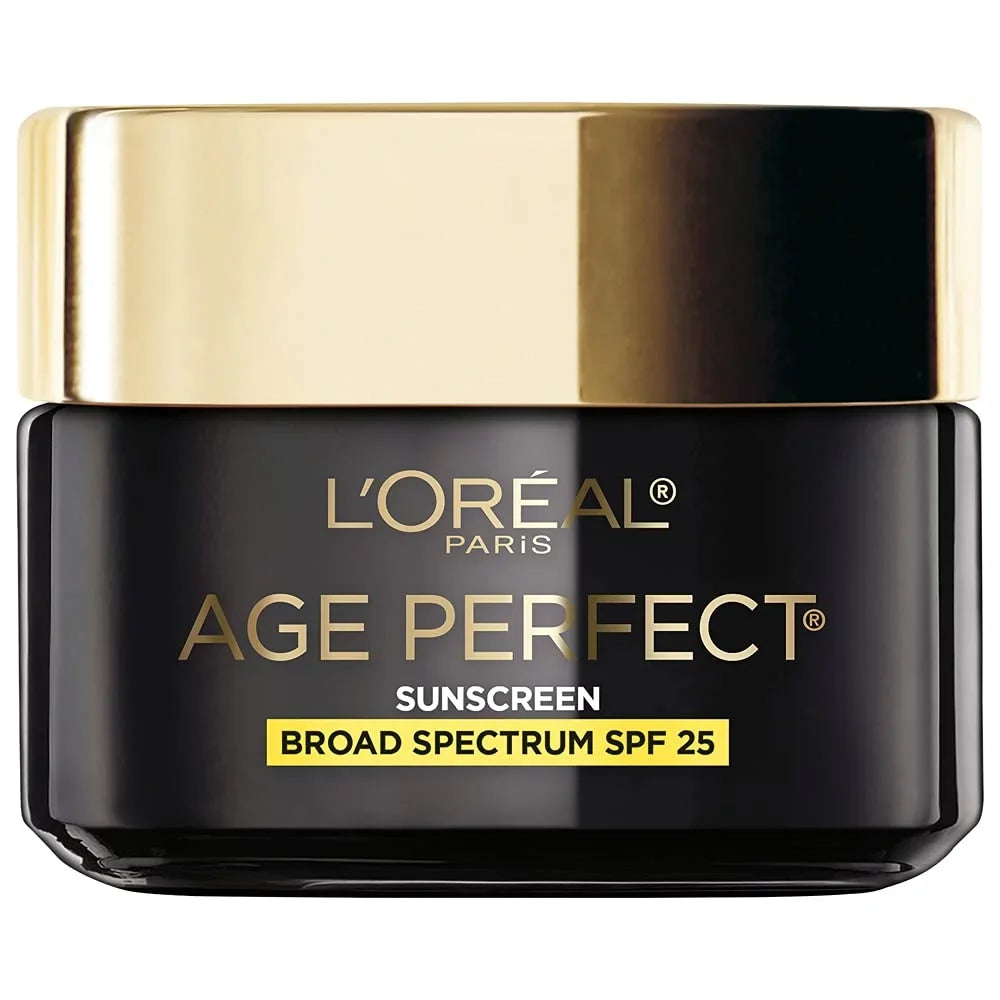 L’Oréal Paris Age Perfect Cell Renewal Anti-Aging Day Moisturizer With Broad Spectrum Spf 25 Sunscreen, Antioxidants, And Vitamin E 1.7Oz