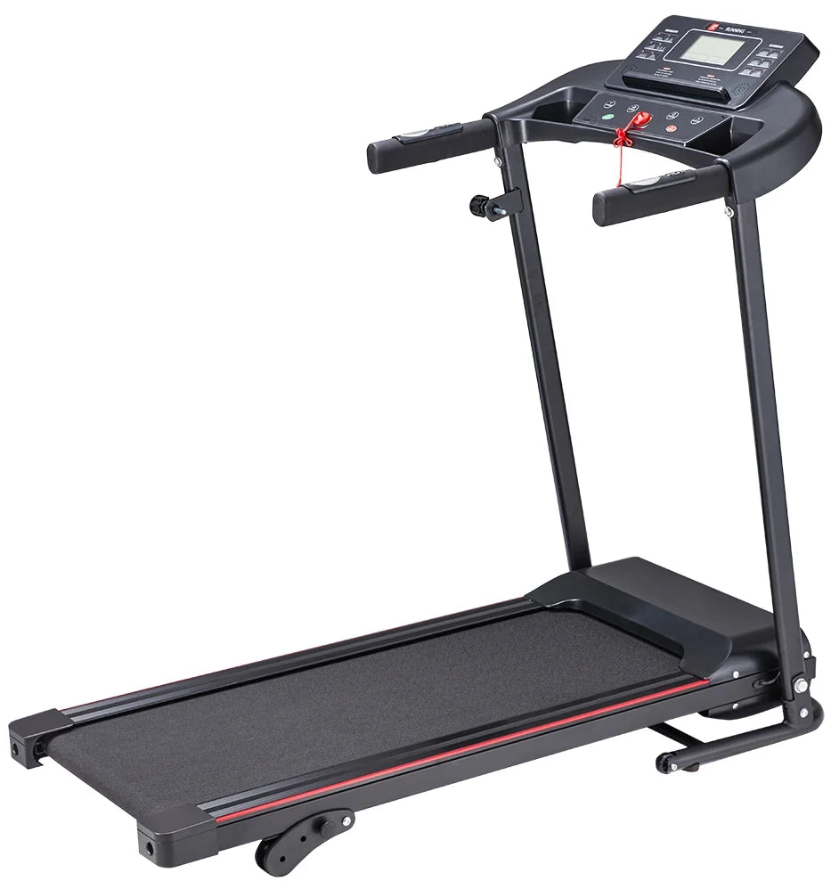 Max 2.5HP Folding Treadmill - Foldable Home Fitness Equipment with LCD for Walking & Running - Cardio Exercise Machine - 12 Training Mode - Bluetooth Connectivity
