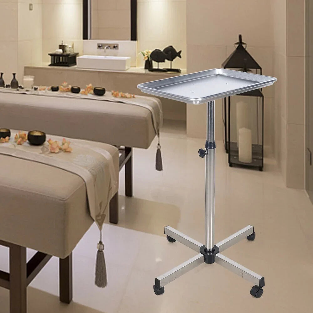 DENEST Mobile Cart Rolling Cart Dentistry Clinics Beauty Salon Stand Rack Tray Trolley