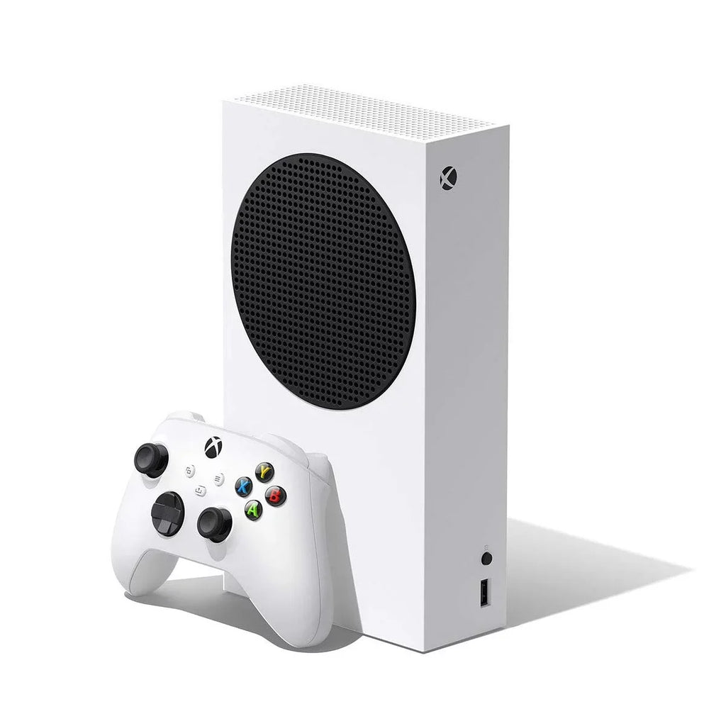 Xbox Series S 512GB SSD All-Digital Console (Disc-free Gaming), HDR(High Dynamic Range), Up to 120 FPS, 1440p Gaming Resolution, AMD FreeSync