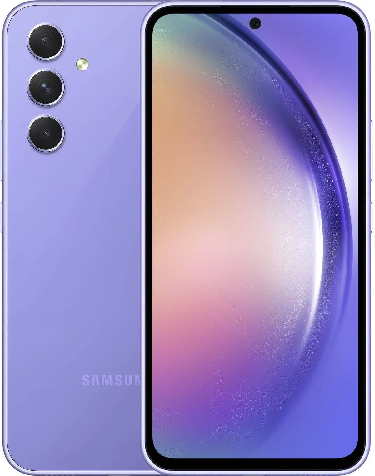 SAMSUNG Galaxy A54 5G A Series Cell Phone, Factory Unlocked Android Smartphone, 128GB w/ 6.4 Fluid Display Screen, Hi Res Camera, Long Battery Life, Refined Design, US Version, 2023, Awesome Violet