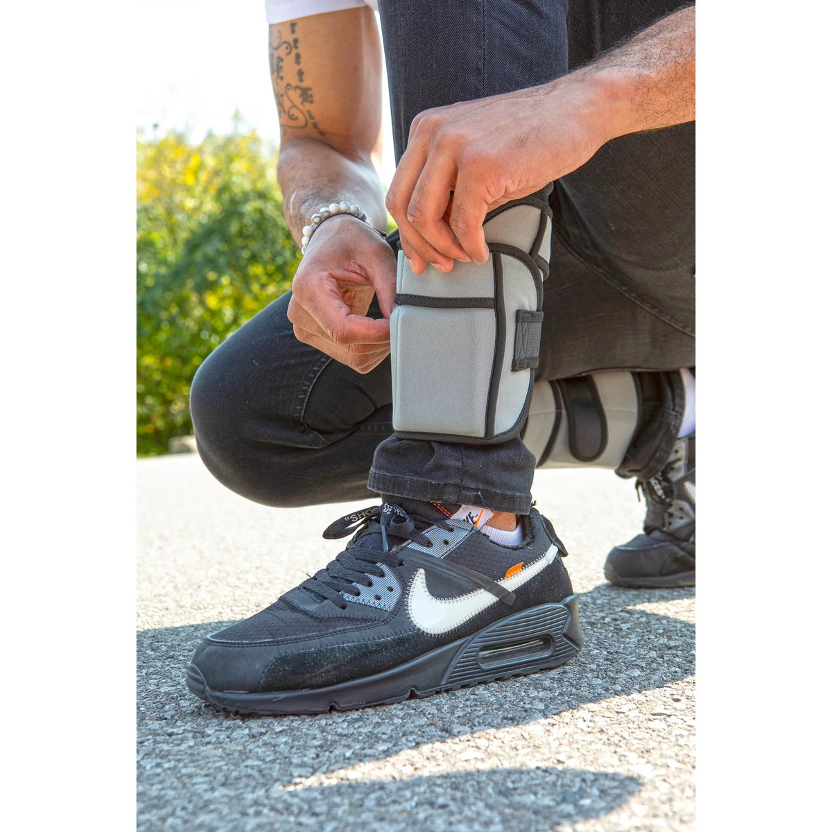 Power Wearhouse Comfortable & With 'Cooling Technology' Power Wrist-Ankle Weights, Gray, 2 x 2.5lbs