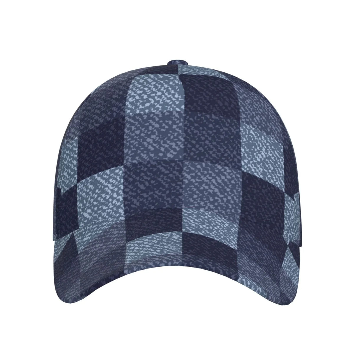Haiem Blue Gingham Buffalo Check Baseball Cap Dad Hat Cotton Soft Adjustable Fashion Hats for Men Women Unisex Style Headwear