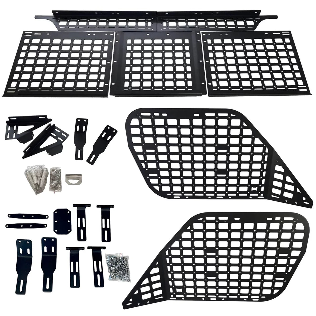 BAKOD Molle Storage Window Shelf Set Panel for 2010-2023 Toyota 4Runner Black MSW100 MSPS100
