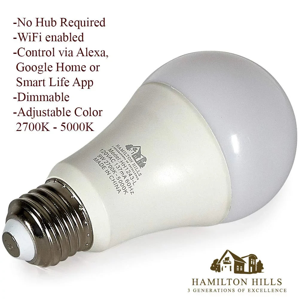 Hamilton Hills Smart Traditional Bulb - LED Smart Home Certified