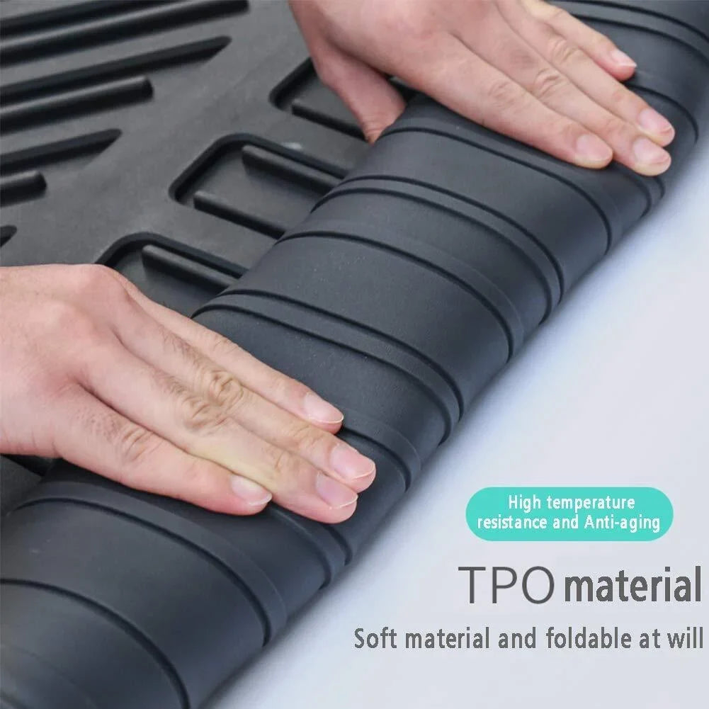 TPO Custom Trunk Liner Cargo Mats for Ford Explorer 2011-2019 Waterproof Non 7-seats Models