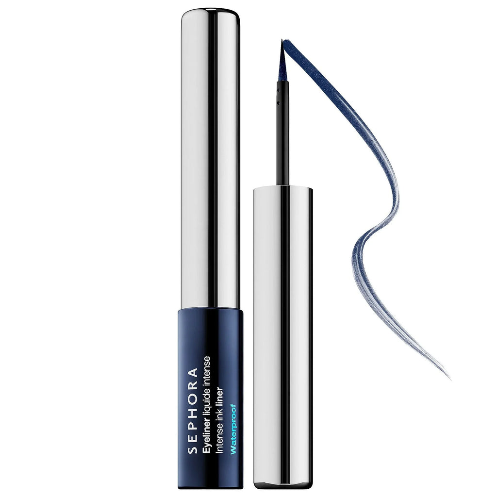 SEPHORA COLLECTION Intense Felt-Tip Liquid Waterproof Eyeliner - 03 - Satin Dark Navy - navy blue - 0.09 oz/2.8 mL