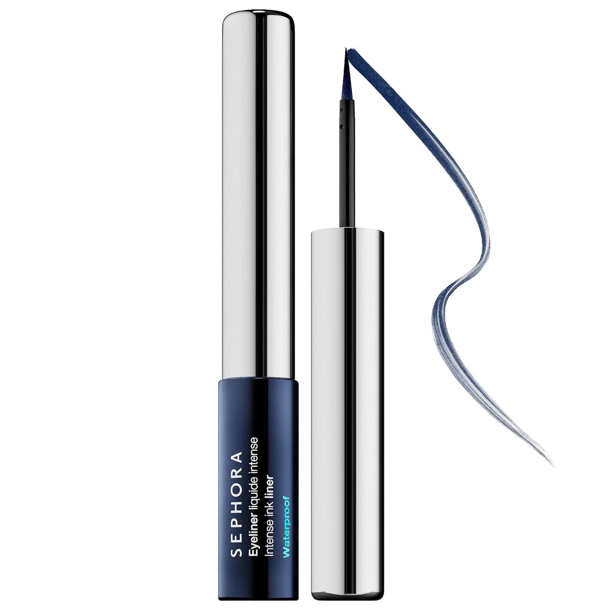 SEPHORA COLLECTION Intense Felt-Tip Liquid Waterproof Eyeliner - 03 - Satin Dark Navy - navy blue - 0.09 oz/2.8 mL