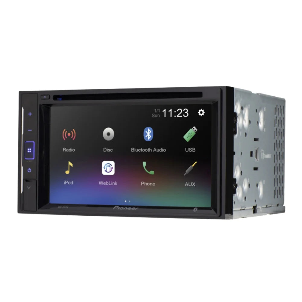 KIT2513 Bundle with Pioneer Multimedia DVD Car Stereo and Installation Kit - for 2000-2006 Ford Explorer Sport Trac / Bluetooth Touchscreen, Backup Camera, Double Din Dash Kit