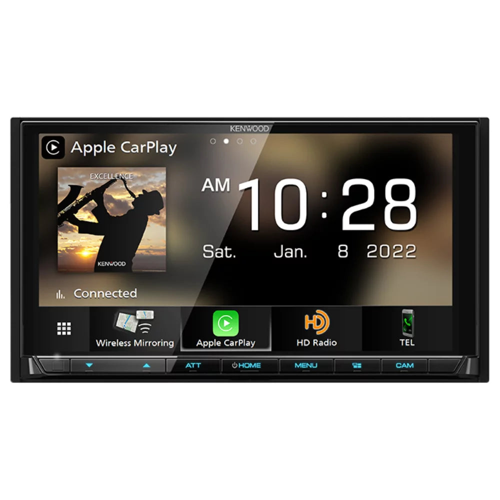 Restored Kenwood DMX958XR 6.8" Multimedia Receiver w/ Android Auto & Android Auto (Refurbished)