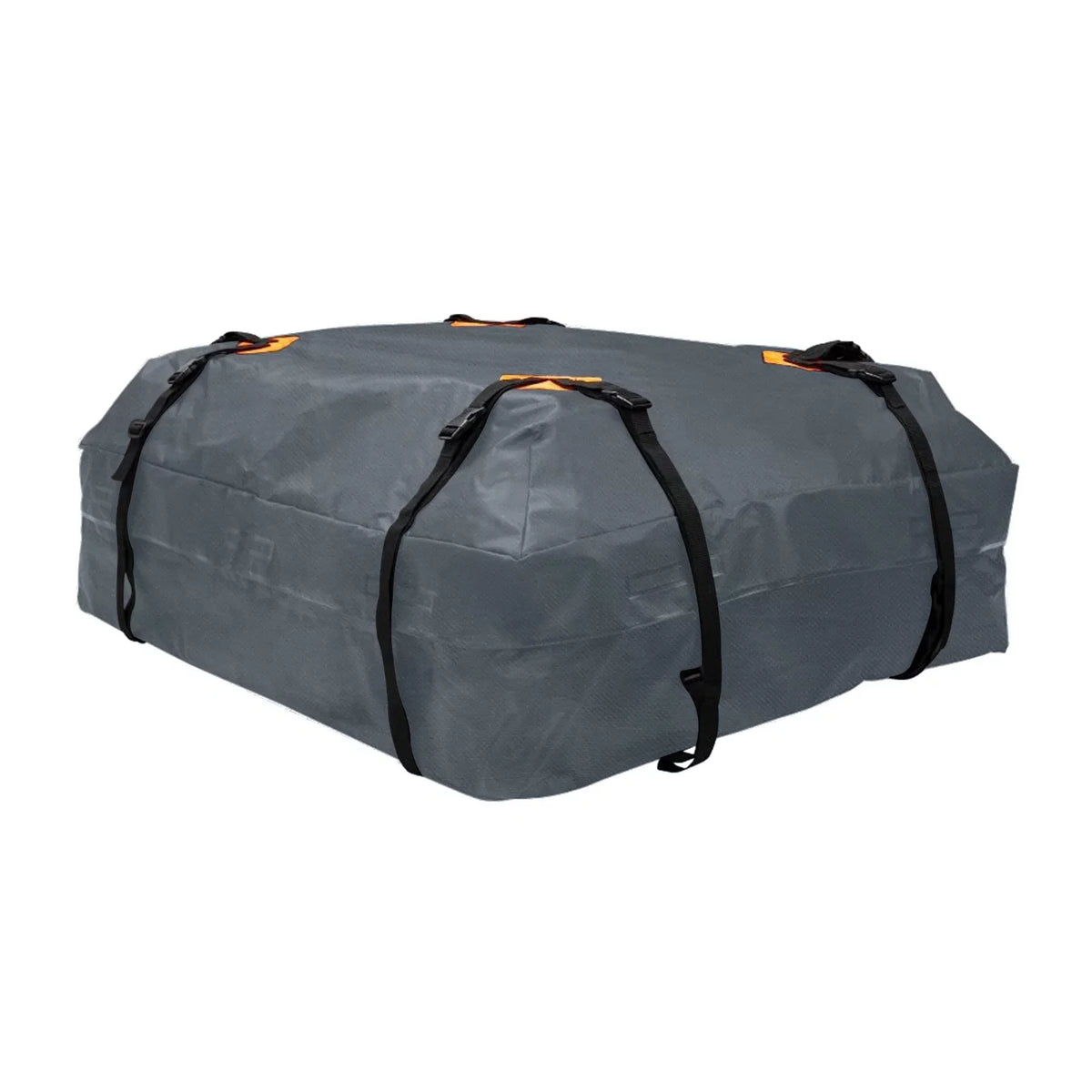 Gecheer Cargo Bag Car Roof Cargo Carrier Universal Luggage Bag Storage Cube Bag Thickened 600D Waterproof Gray for Travel Camping