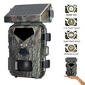 TOMSHOO Trail Camera Solar Powered 20MP 1080P Game Camera 0.3s Trigger Time Hunting Cam with Night Vision Motion Activated IP65 Waterproof Loop Recording for Wildlife