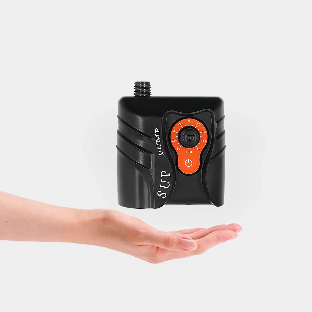 Reliable 16 PSI Electric Air Pump with 6 Nozzles for Blow-up and Boats at ammoon