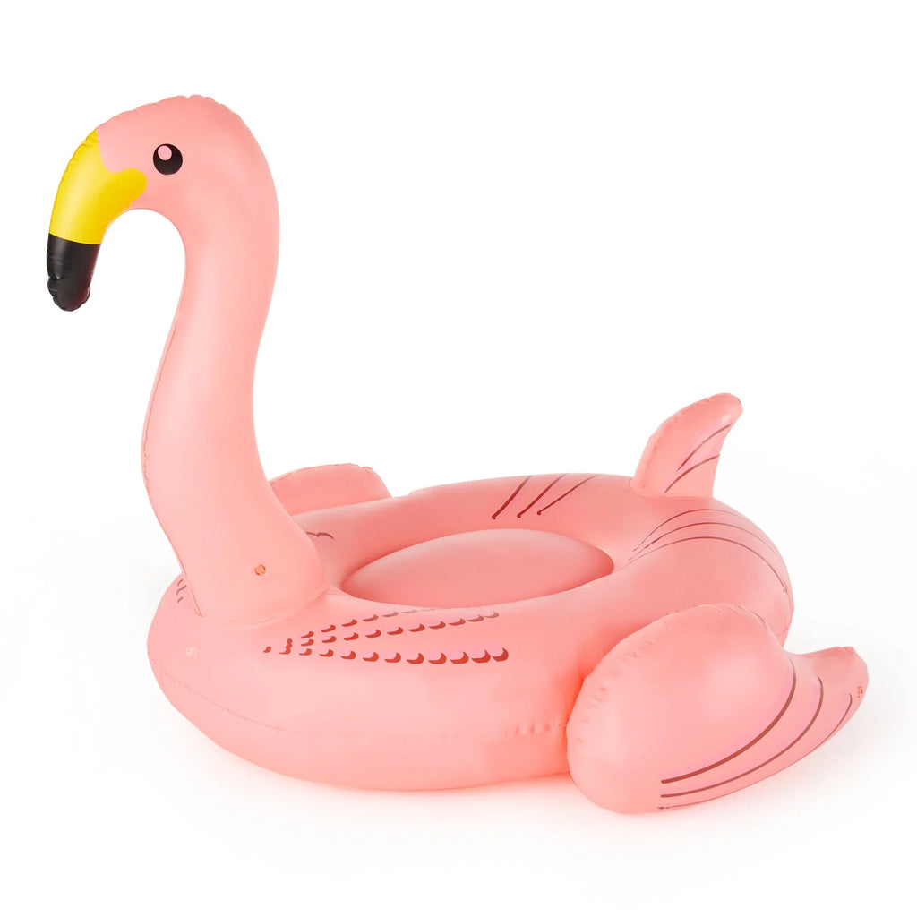 SWIMLINE ORIGINAL 90627 Giant Air-filled Flamingo Pool Float Floatie Ride-On Lounge W/ Stable Legs Wings Large Rideable Blow Up Summer Beach Swimming Party Lounge Big Raft Tube Decoration Toys Kids