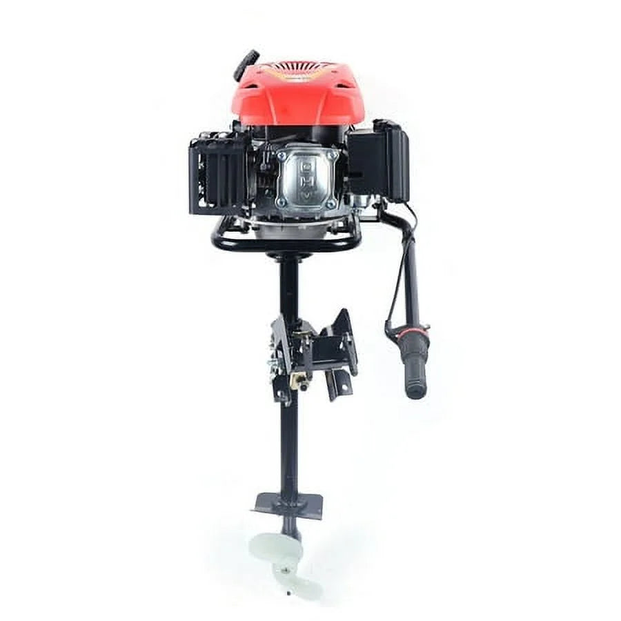 Outboard Motor 4 Stroke 6 HP Heavy Duty Boat Engine OHV Air Cooling System 173CC