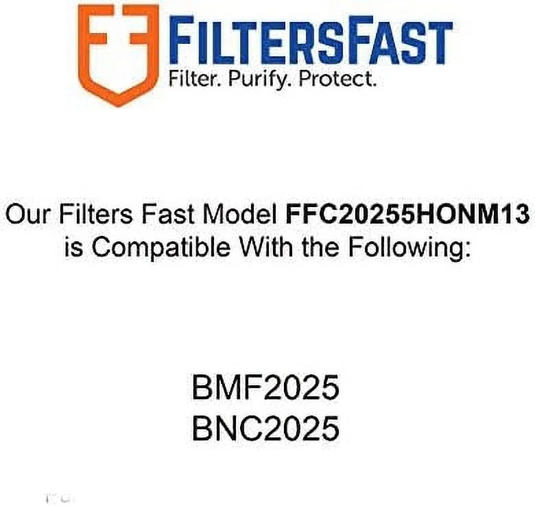Compatible With Replacement For FC100A1037 20" X 25" X 5" (Actual Size: 19 7/8" X 24 7/8" X 4 3/8") MERV 13 2-Pack
