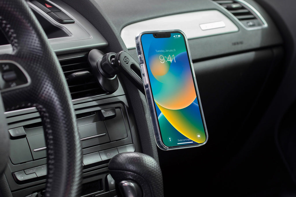Scosche MPMSODVM MagicMount Pro MS 4in1 Magnetic Dash/Windshield/Vent Mount Comp w/ iPhone 15/14/13