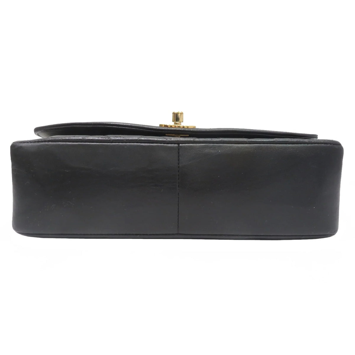 Pre-Owned CHANEL Chanel Matelasse Diana Chain Shoulder Bag Black Lambskin Women's Men's (Fair)