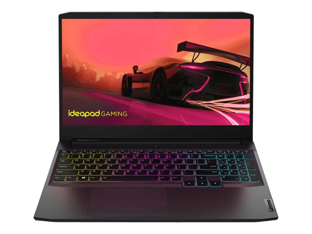 Lenovo IdeaPad 15.6" FHD Gaming Laptop, AMD Ryzen 5 5600H, 8GB RAM, 1TB HD & 256GB SSD, Windows 10 Home, Black, 82K20001US