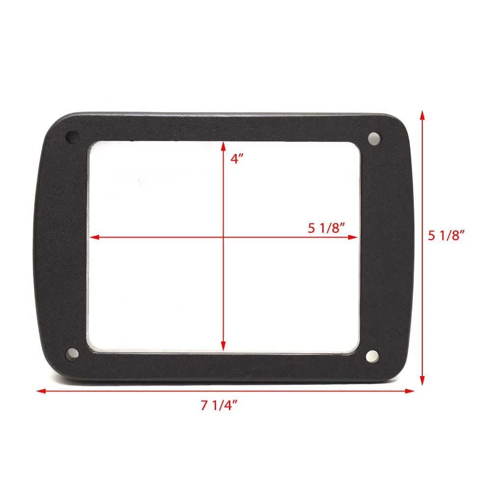 Yamaha Boat Twin Binnacle Shim MAR-SHIM8-66 | Angled 7 1/4 x 5 1/8 Inch