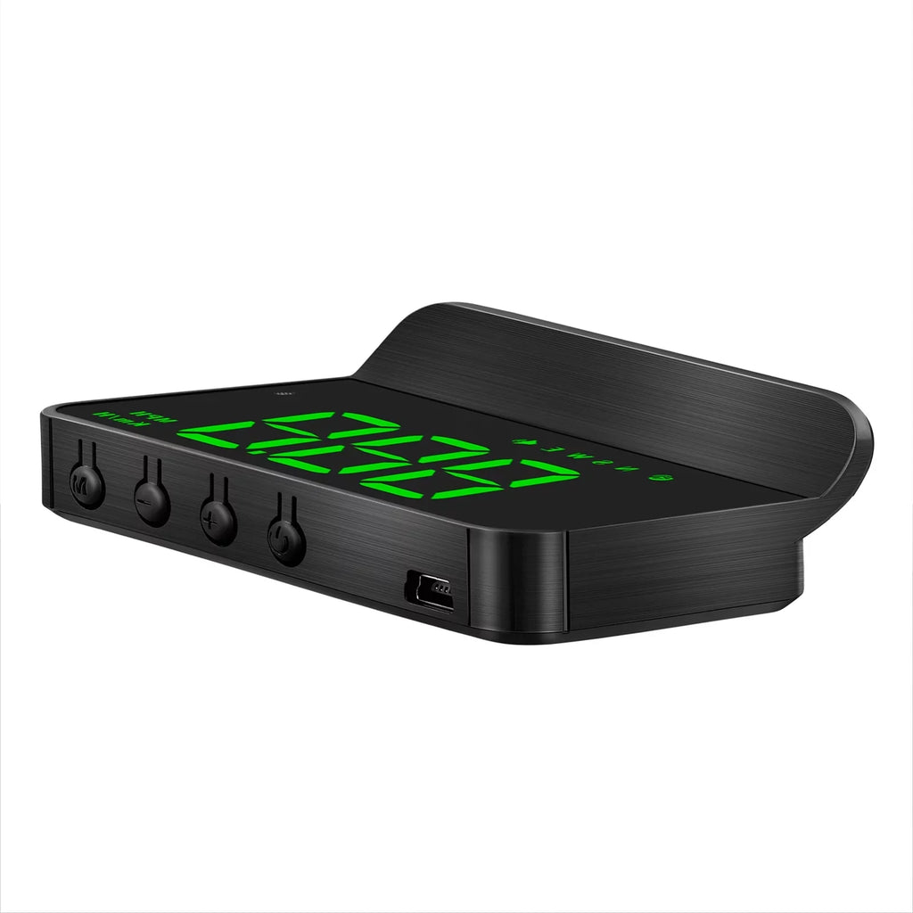 Walmeck Car 3.5 inch Head-up Display Windshield Projecter Digital Vehicle Speedometer GPS Model Overspeed Warning Fatigue Driving Alarm