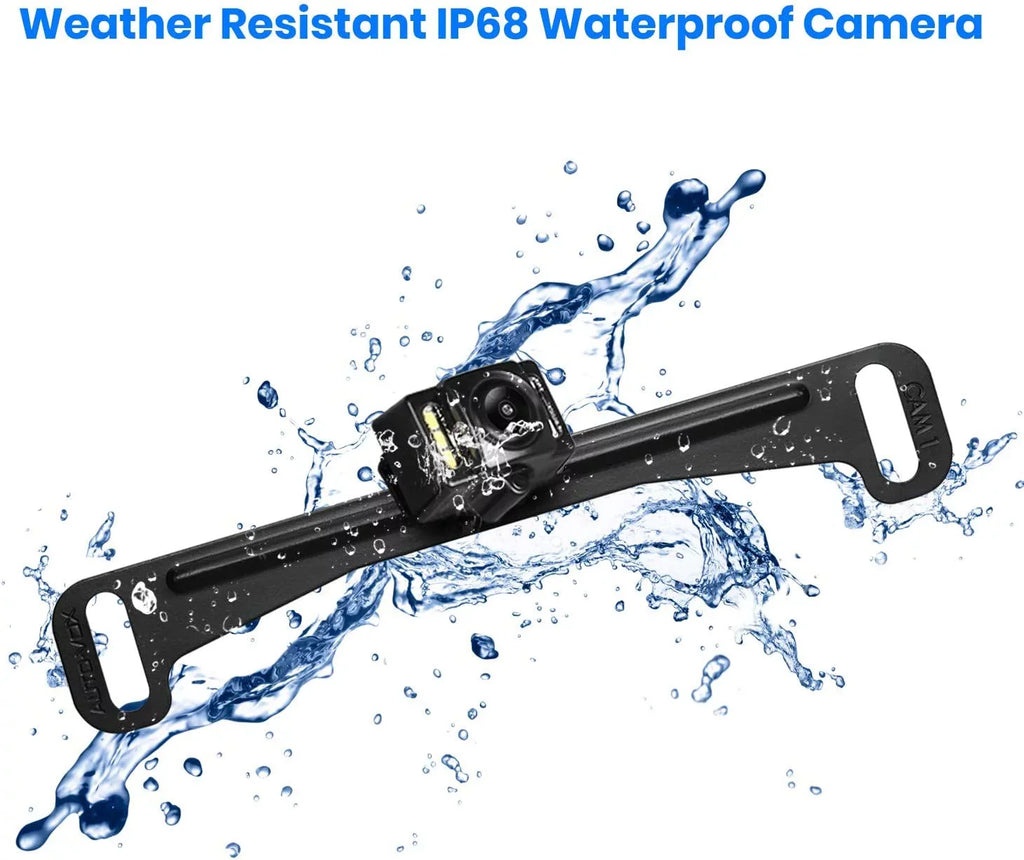 AUTO-VOX T1400 Upgrade OEM Look Wireless Backup Camera for Car/Trucks, No Wiring, No Interference, IP 68 Waterproof Super Night Vision Back Up Camera