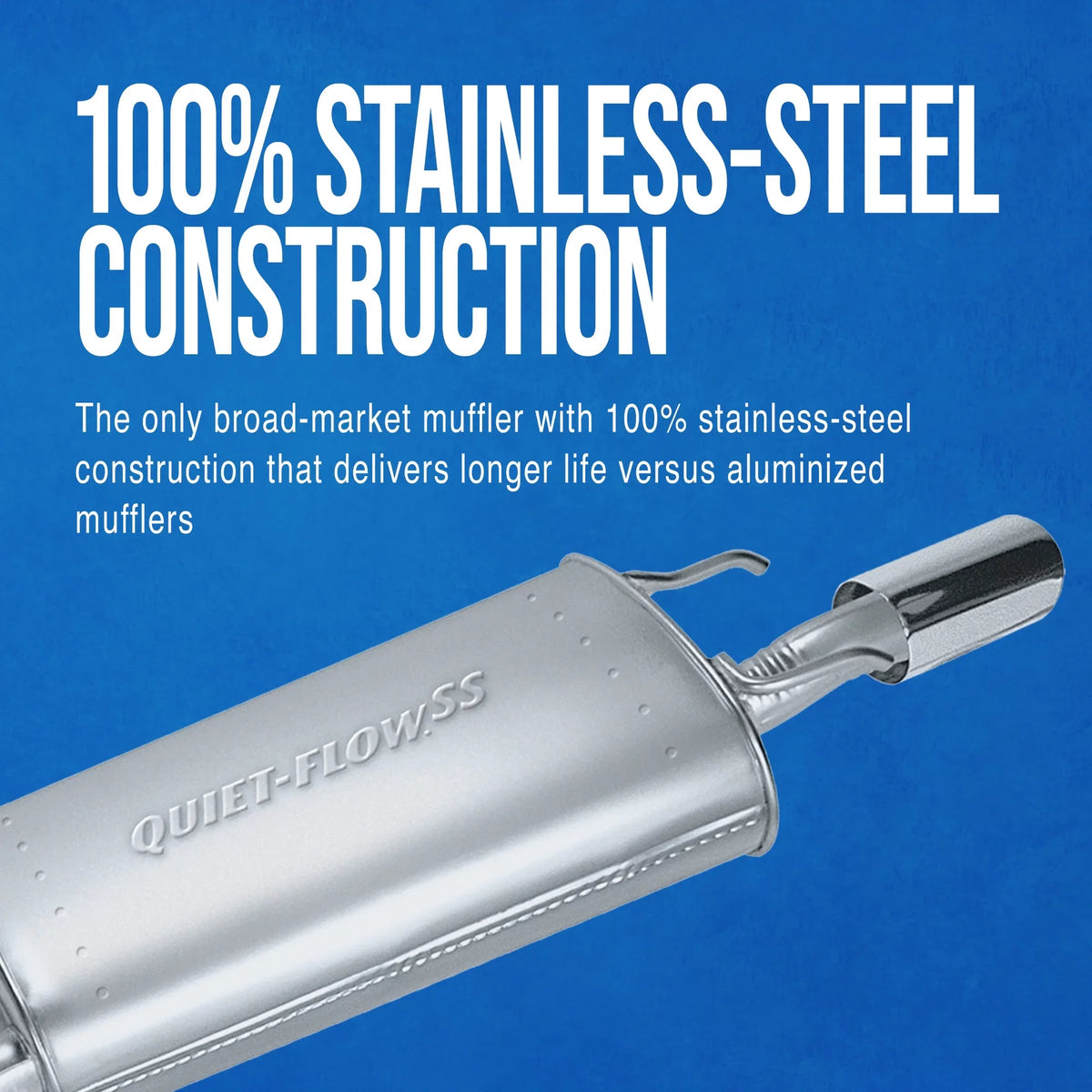 Walker Exhaust Quiet-Flow SS 21357 Exhaust Muffler Fits select: 1996-2000 JEEP CHEROKEE