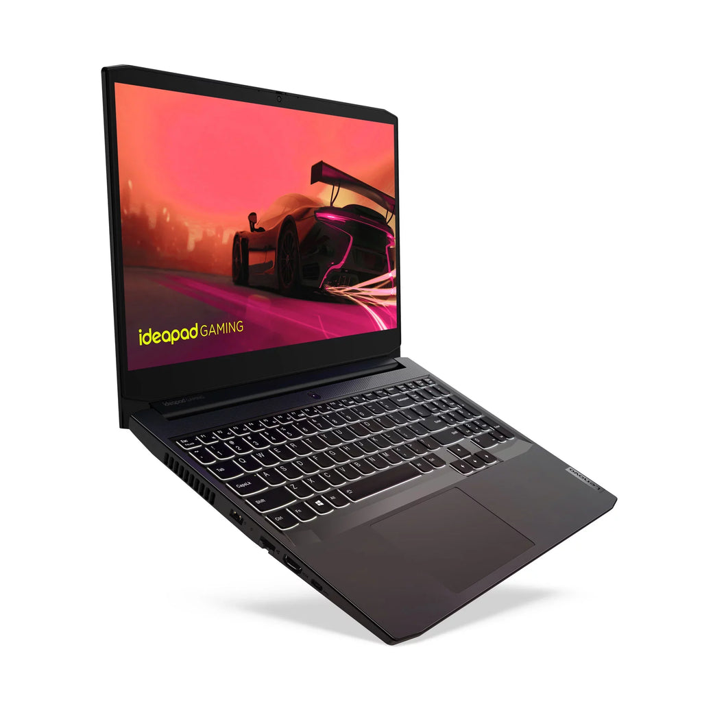 Lenovo IdeaPad 15.6" FHD Gaming Laptop, AMD Ryzen 5 5600H, 8GB RAM, 1TB HD & 256GB SSD, Windows 10 Home, Black, 82K20001US