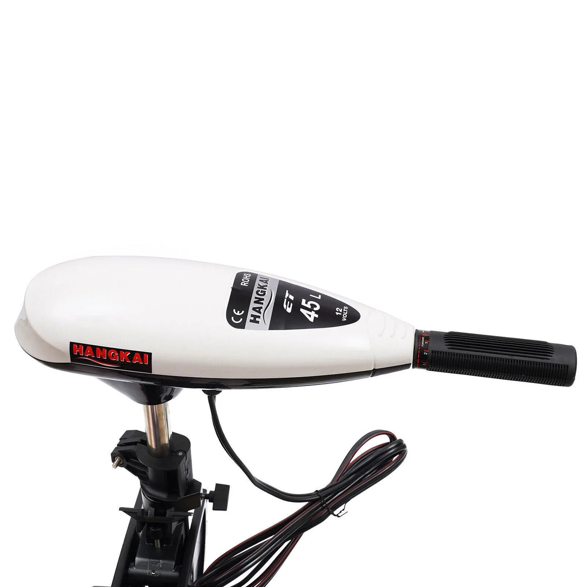HANGKAI 12V 45LBS Electric Boat Motor Outboard Trolling Motor Engine Heavy Duty