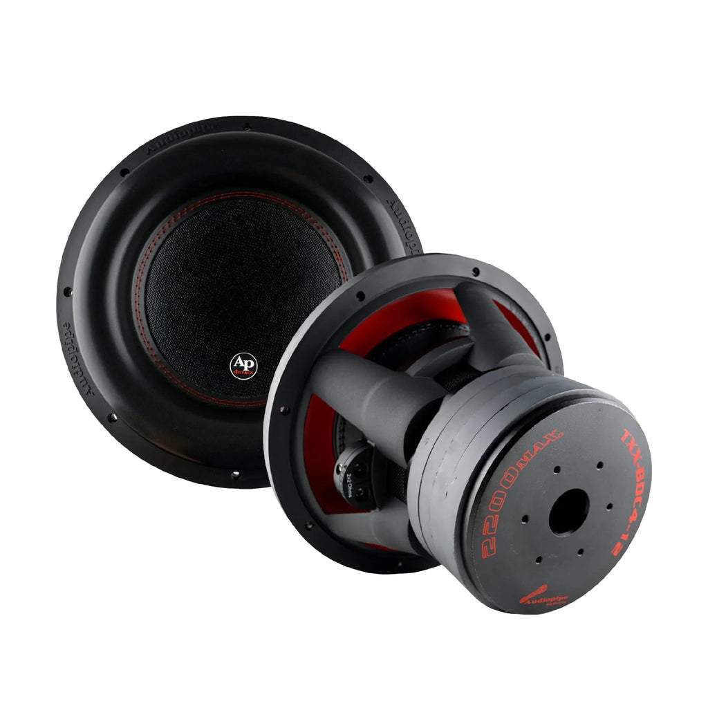 AudioPipe TXX-BDC4-12D2 12 Inch 2,200 Watt Dual 2 Ohm Subwoofer Car Audio System