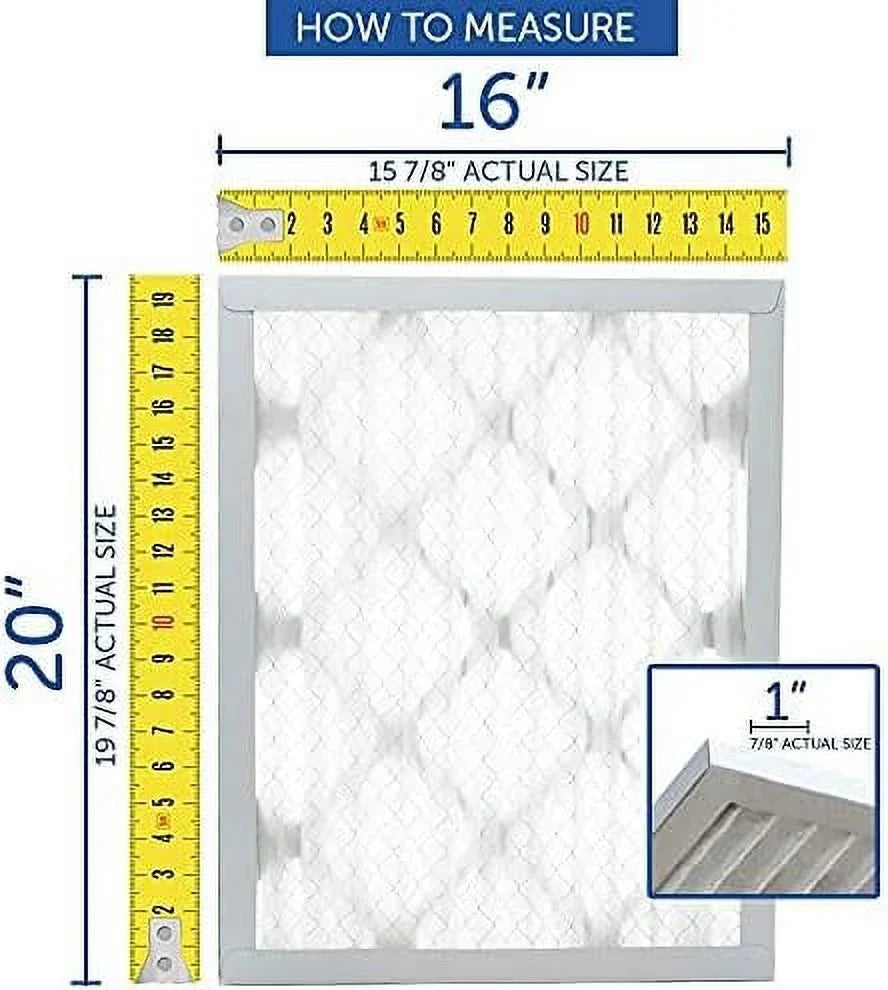 Compatible With Replacement For FC100A1037 20" X 25" X 5" (Actual Size: 19 7/8" X 24 7/8" X 4 3/8") MERV 13 2-Pack