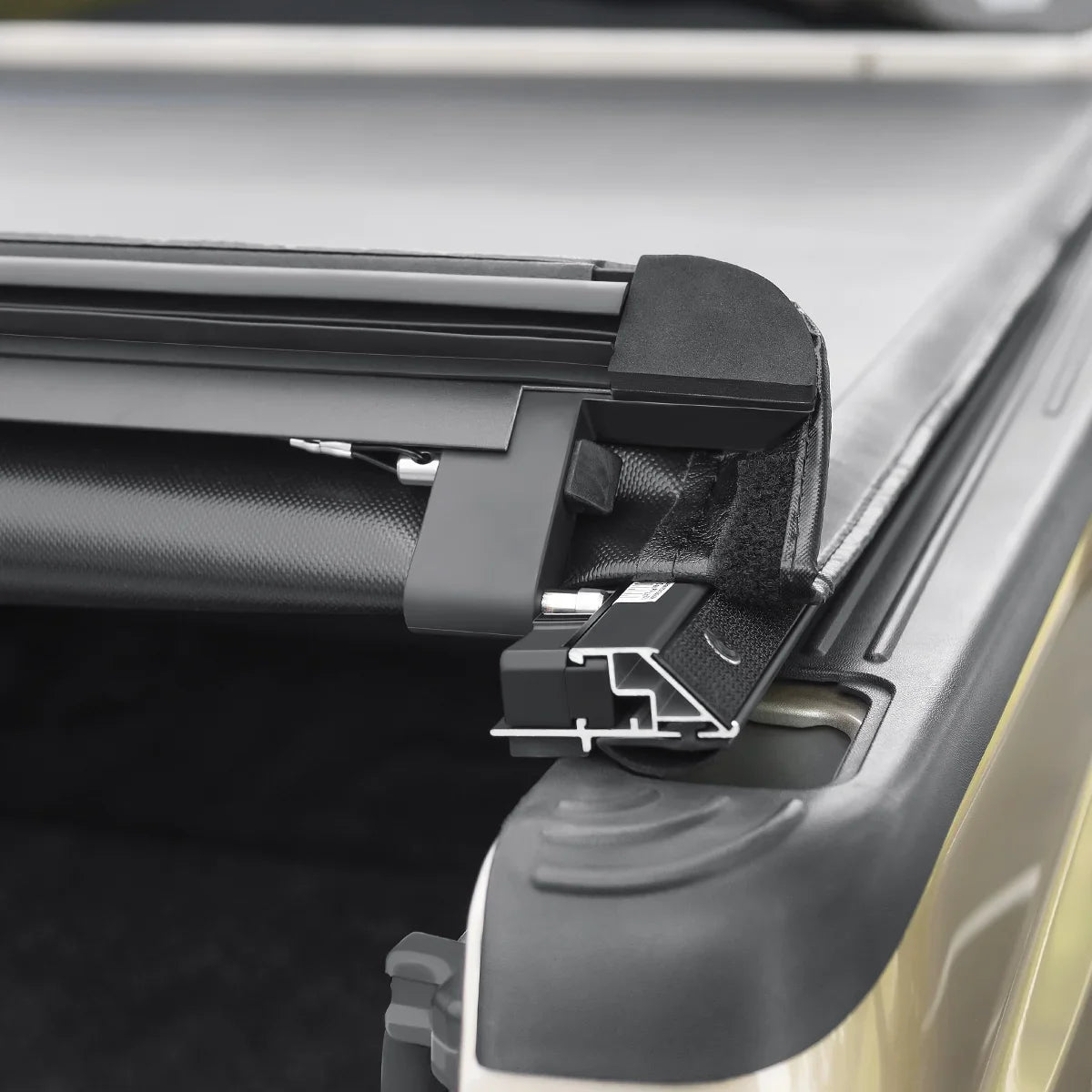 Auto Drive Soft Roll up Truck Bed Tonneau Cover Fits 04-12 Chevy Colorado / GMC Canyon 6Ft Bed