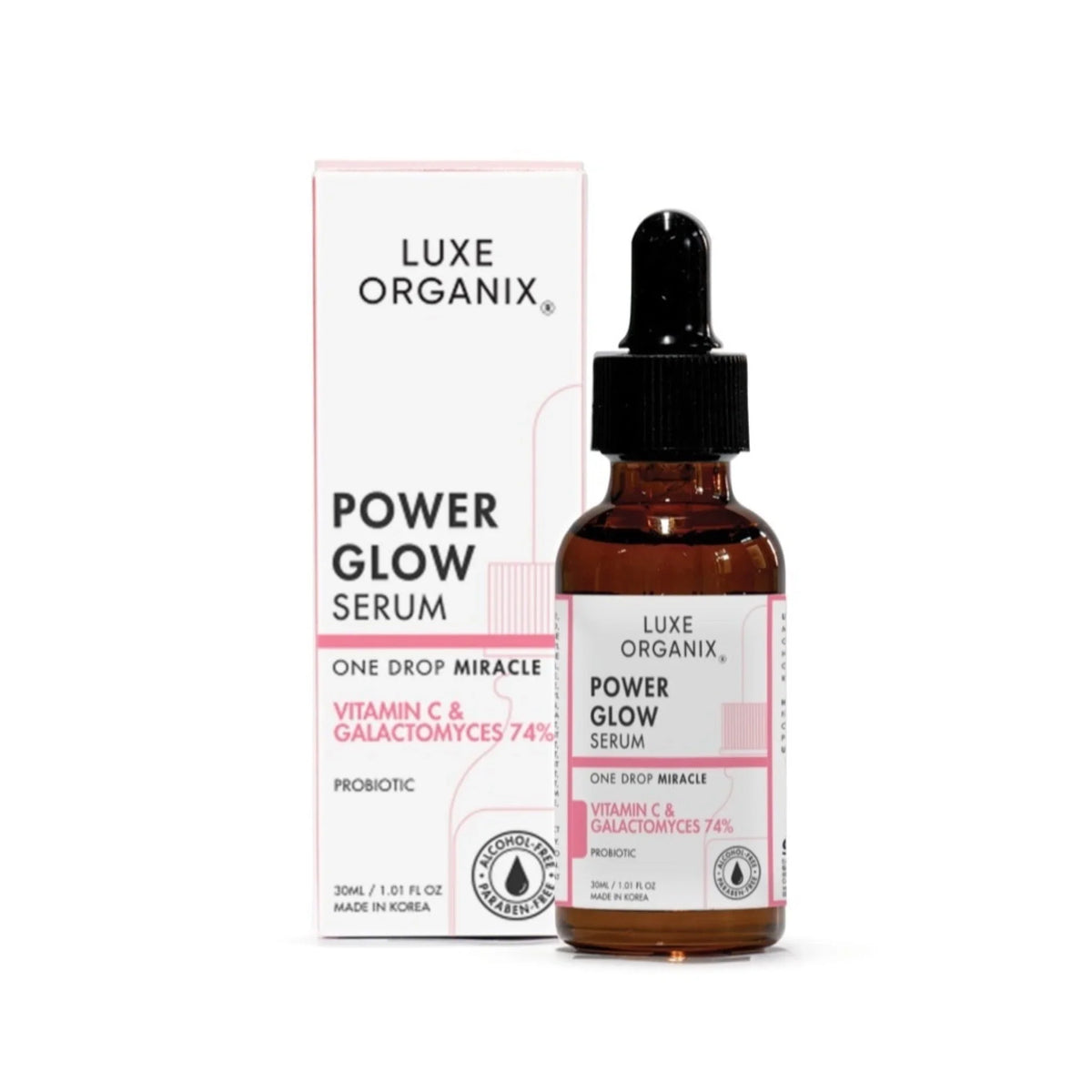 LUXE ORGANIX POWER GLOW SERUM 30ML