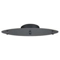 Cal Lighting CP-3L-LOW-BS Low Voltage 3 Light Canopy - Brushed Steel