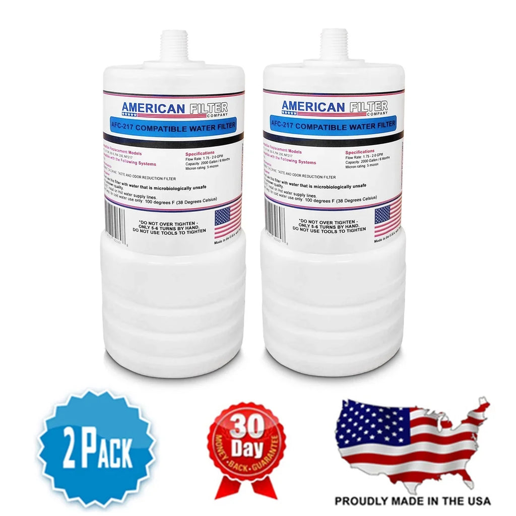 AFC Brand , Water Filter Cartridge , Model # AFC-APH-217 , Compatible with 3M® CF217 - 2 Pack - Made in U.S.A.