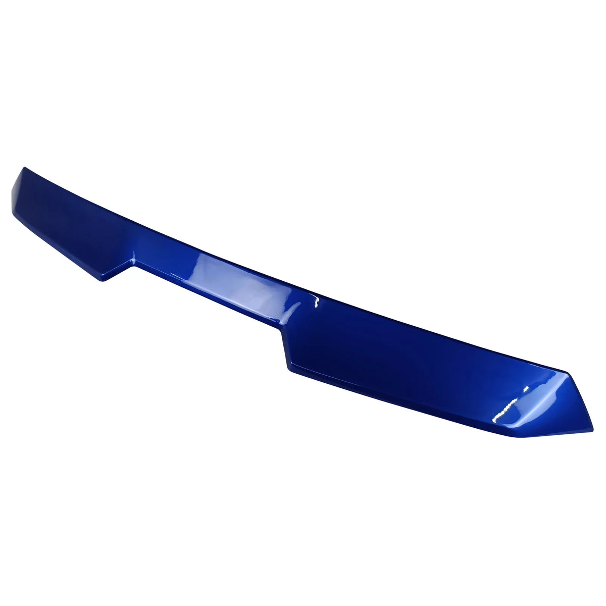 Ikon Motorsports Roof + Trunk Spoiler Compatible With 2022-2023 Subaru BRZ Toyota GR86, Finish #K7X Wr Blue Pearl/World Rally Blue ABS V Style Rear Window Visor Wing + TRD Style Trunk Spoiler