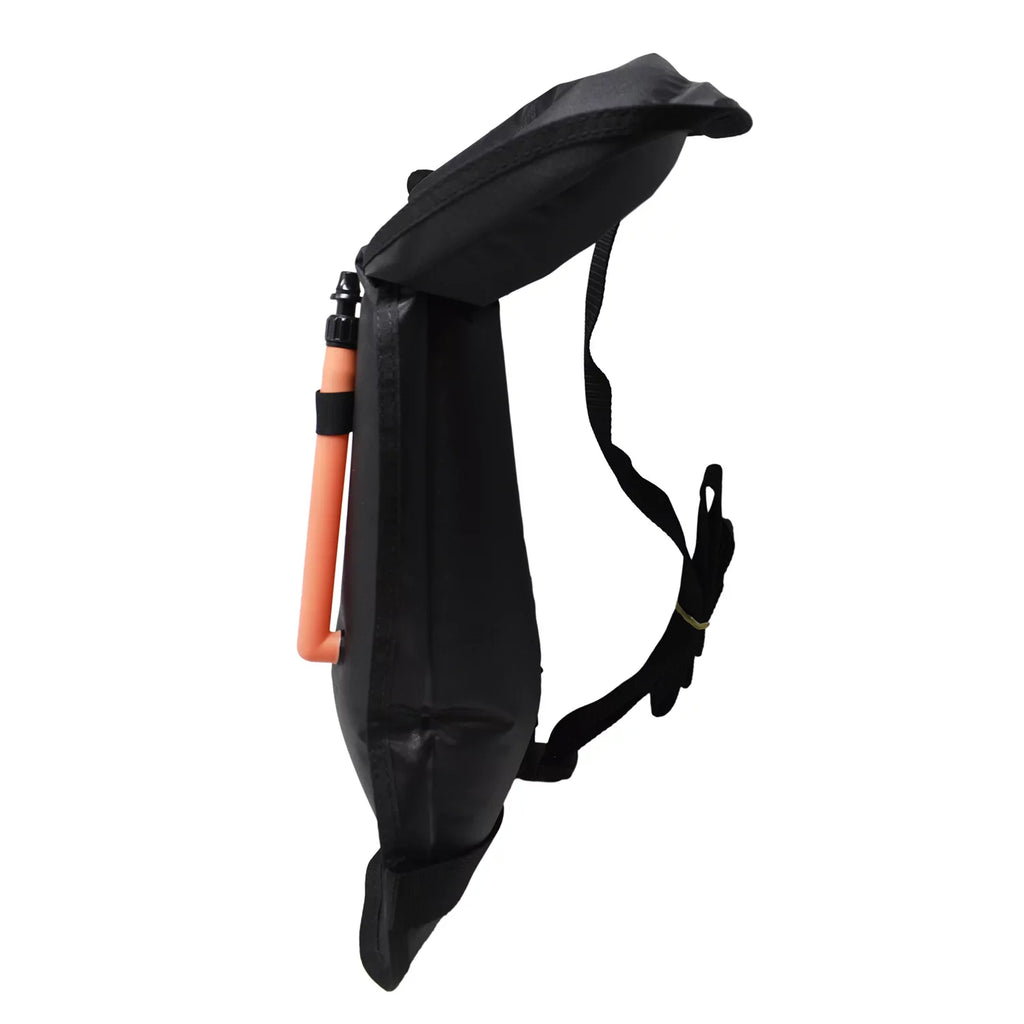 Scuba Choice Adult Black Snorkel Vest w/ Name Box, X-Large