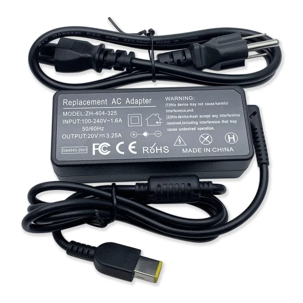 AC Adapter Charger Power Cord For Lenovo ThinkPad T450 T450s E450 E550 L450 E555