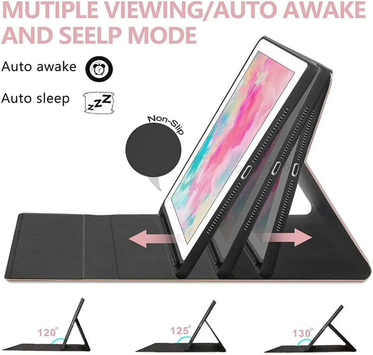 TouchPad Keyboard Case for Lenovo Tab P11 Pro Gen 2 / Lenovo Pad Pro 2022 Case 11.2 inch, Leather Stand Cover with Magnetically Detachable Keyboard forTab P11 Pro 2nd Generation (TB132FU), Black
