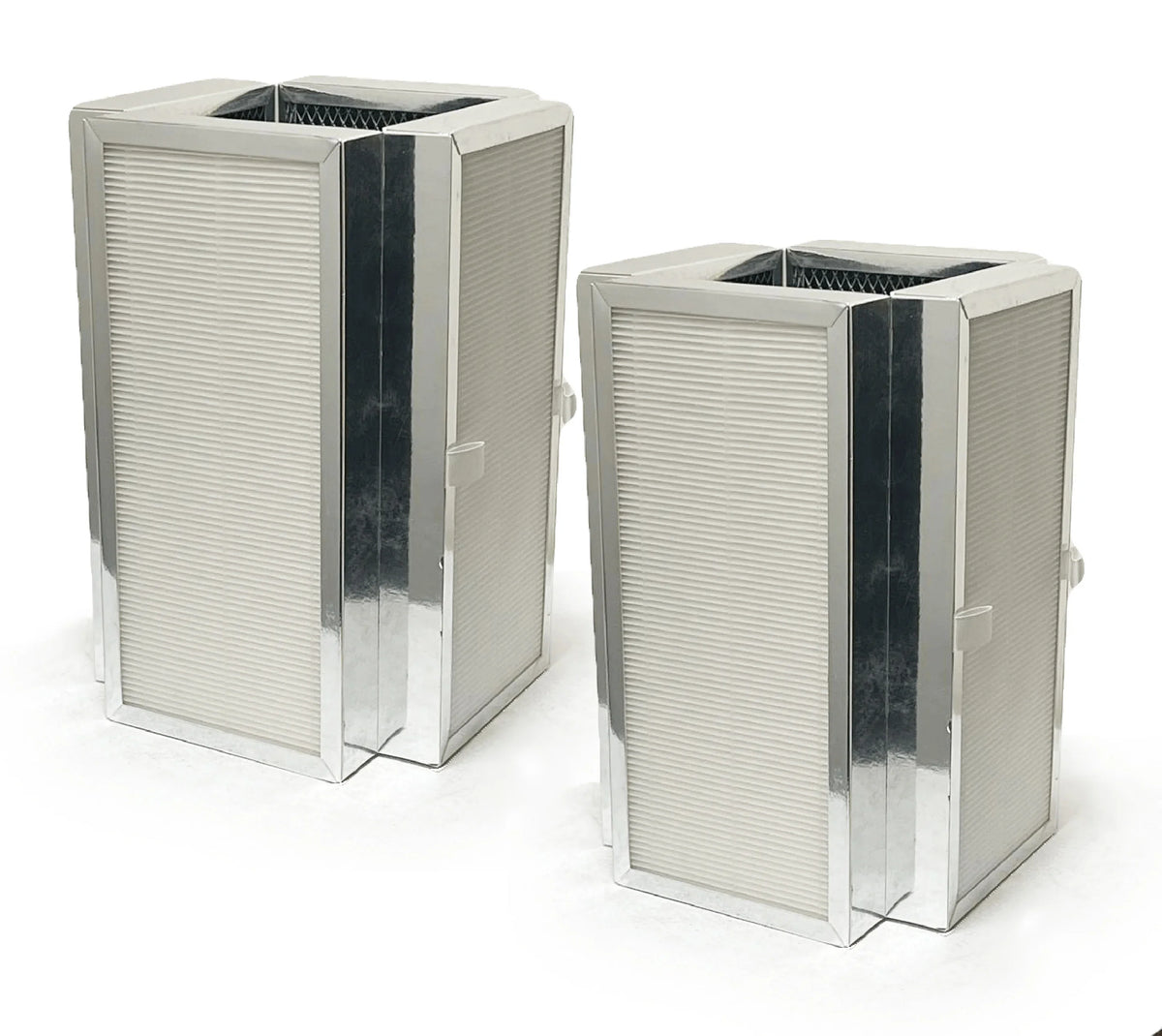 Nispira 3-In-1 True HEPA Activated Carbon Premium Filter Replacement for Medify MA-50 Air Purifier MA-50R H13, 2 Pack