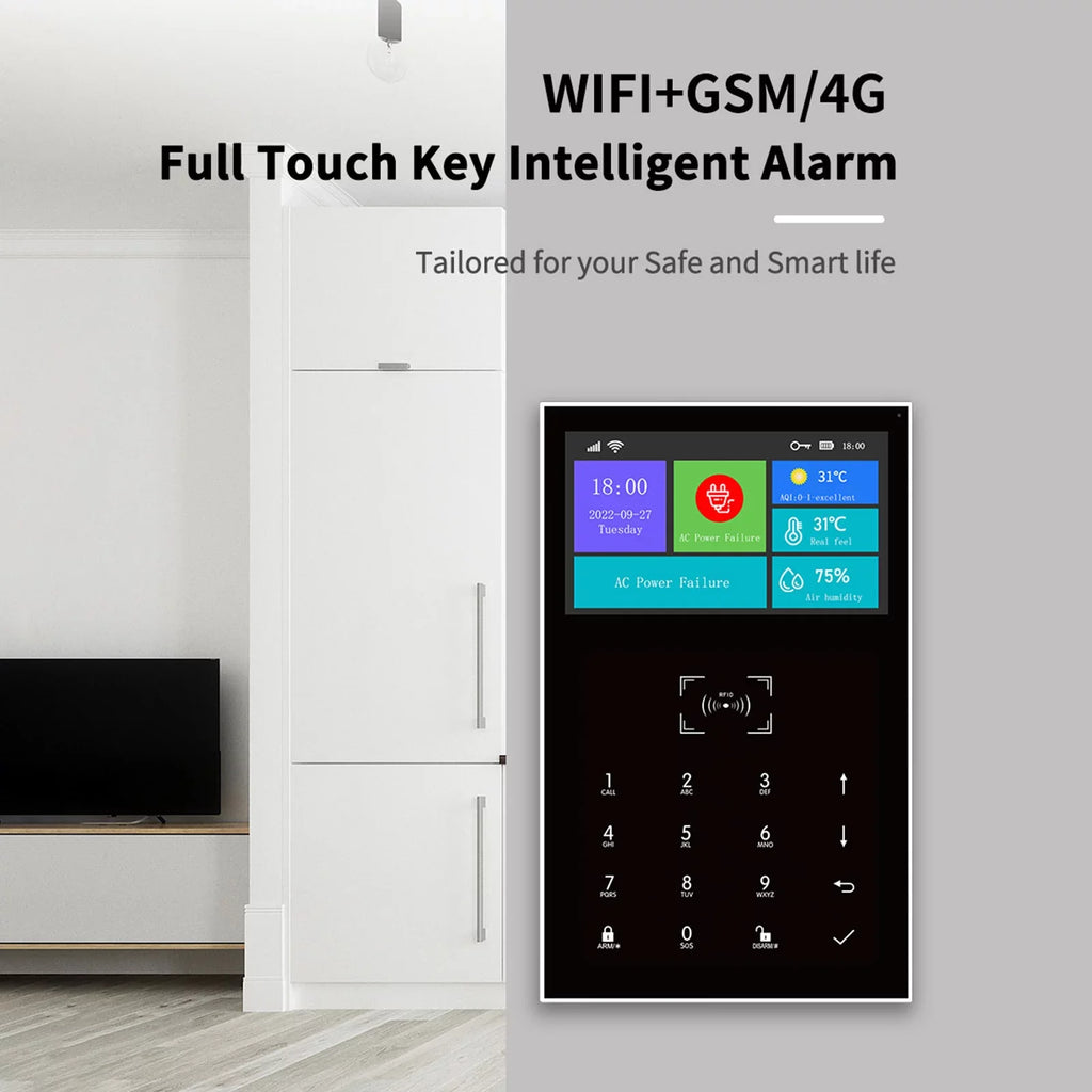 GoolRC All Touch USB Screen Wireless WIFI GSM RFID Burglar System Smart Home DIY APP Smart Life