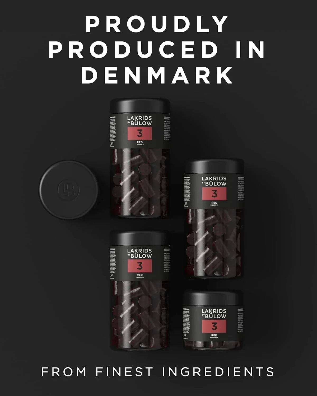 3 Red Licorice 5.29 OZ Vegan Gourmet Licorice From Scandinavia Gluten & Gelatine Authentic Danish Candy