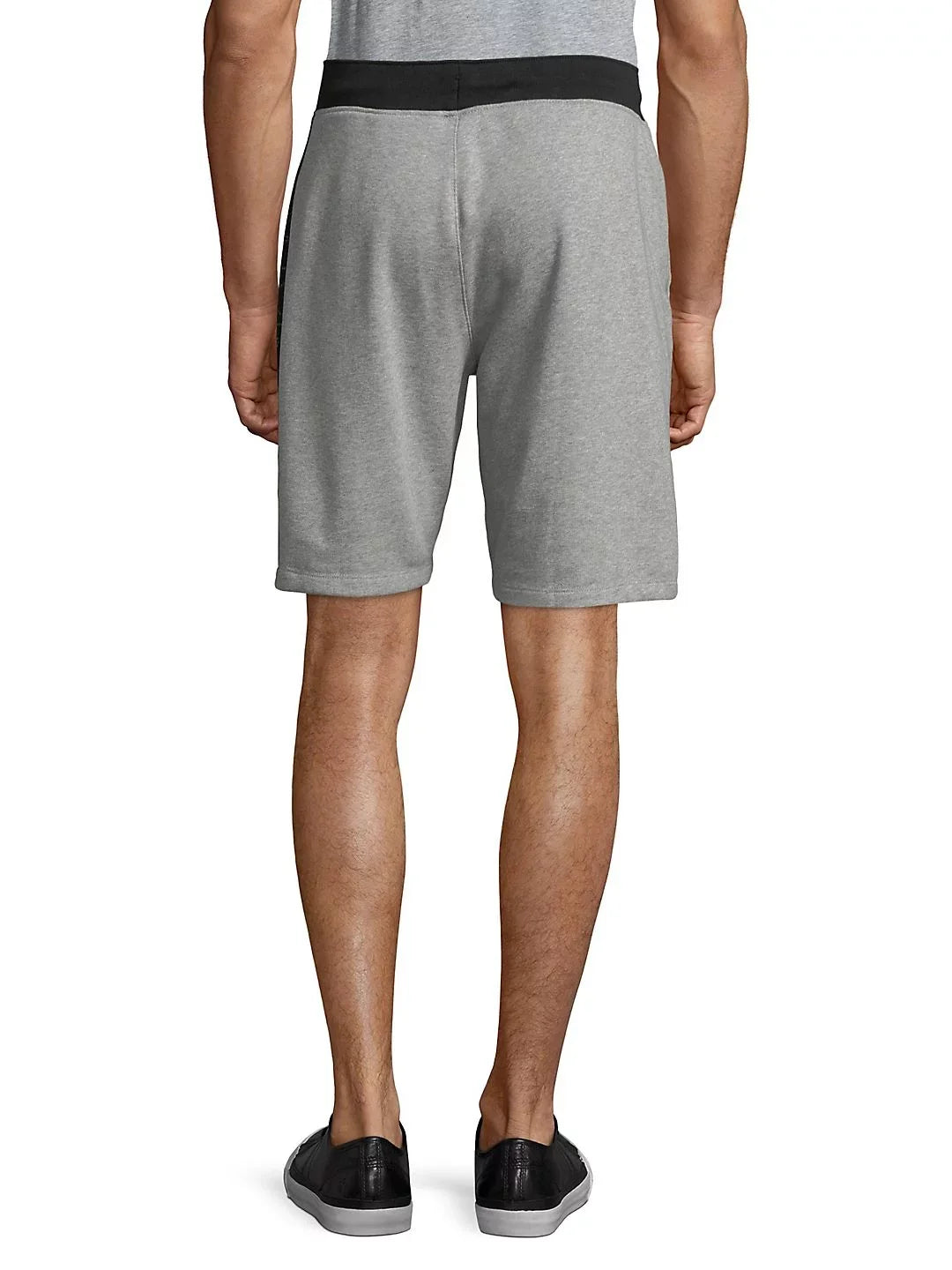 Calvin Klein FADED GRAY HEATHER Men's Knit Drawstring Shorts, US Large
